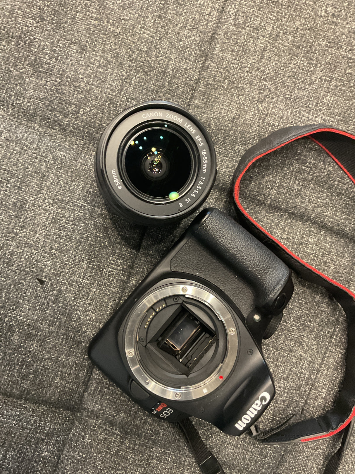 Used Canon EOS Rebel T6 with 18-55mm Kit Lens