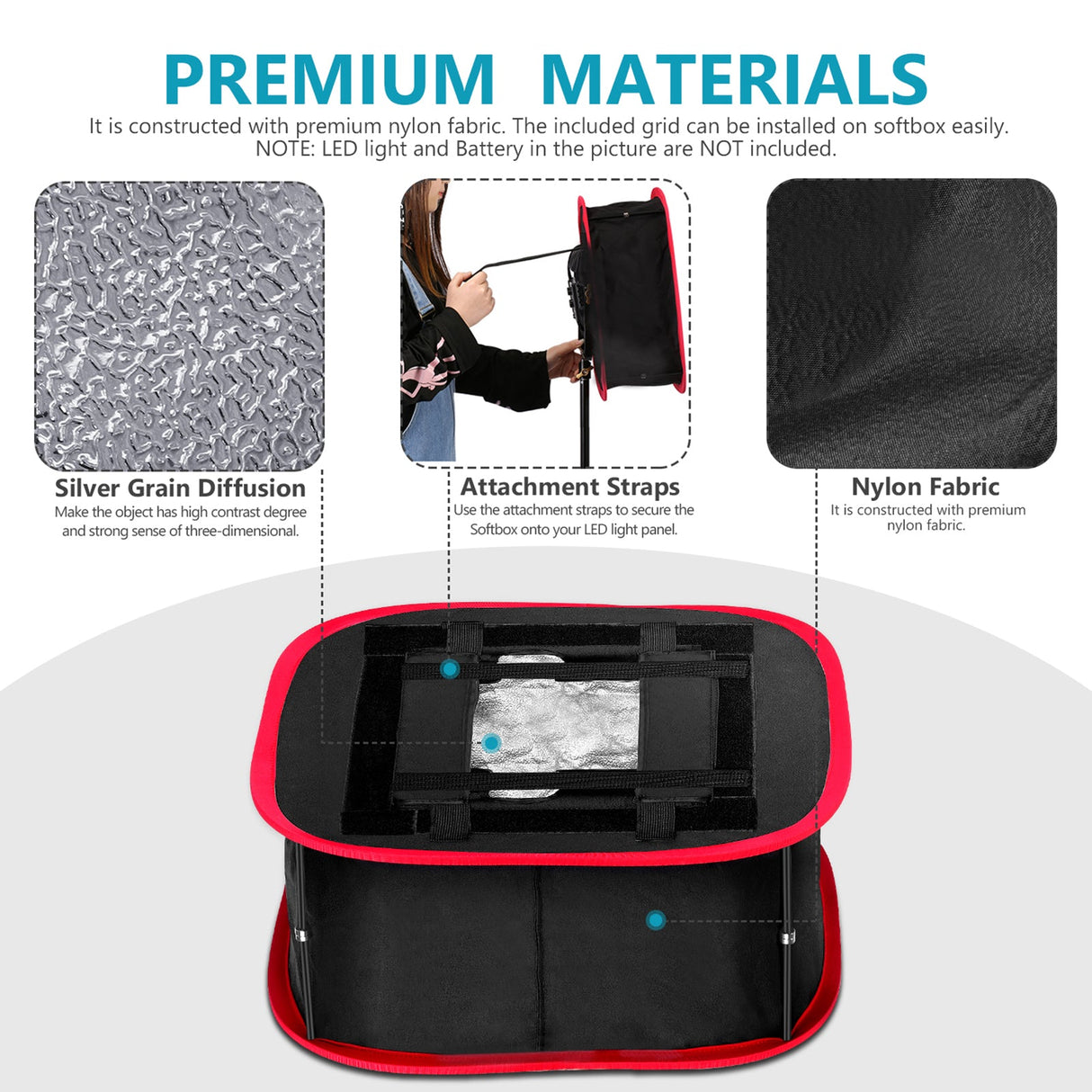 NEEWER Collapsible Softbox For NEEWER 480/660/530 Panel light