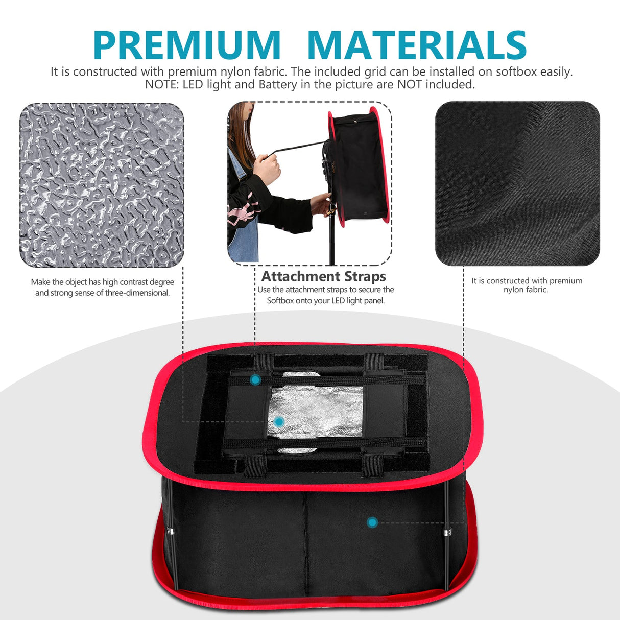 NEEWER Collapsible Softbox For NEEWER 480/660/530 Panel light