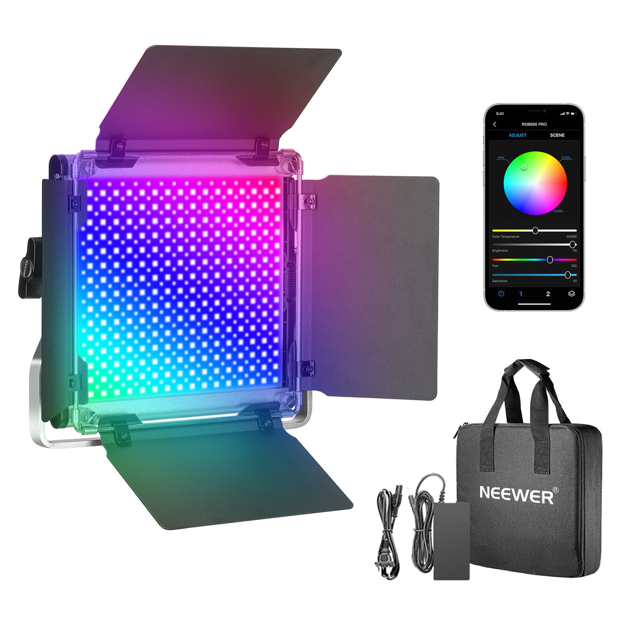 NEEWER RGB660 Pro APP Control RGB Light