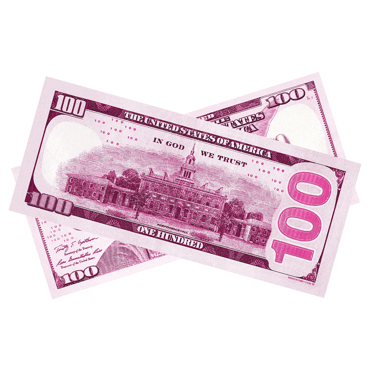100x $100 New Series Pink Bills