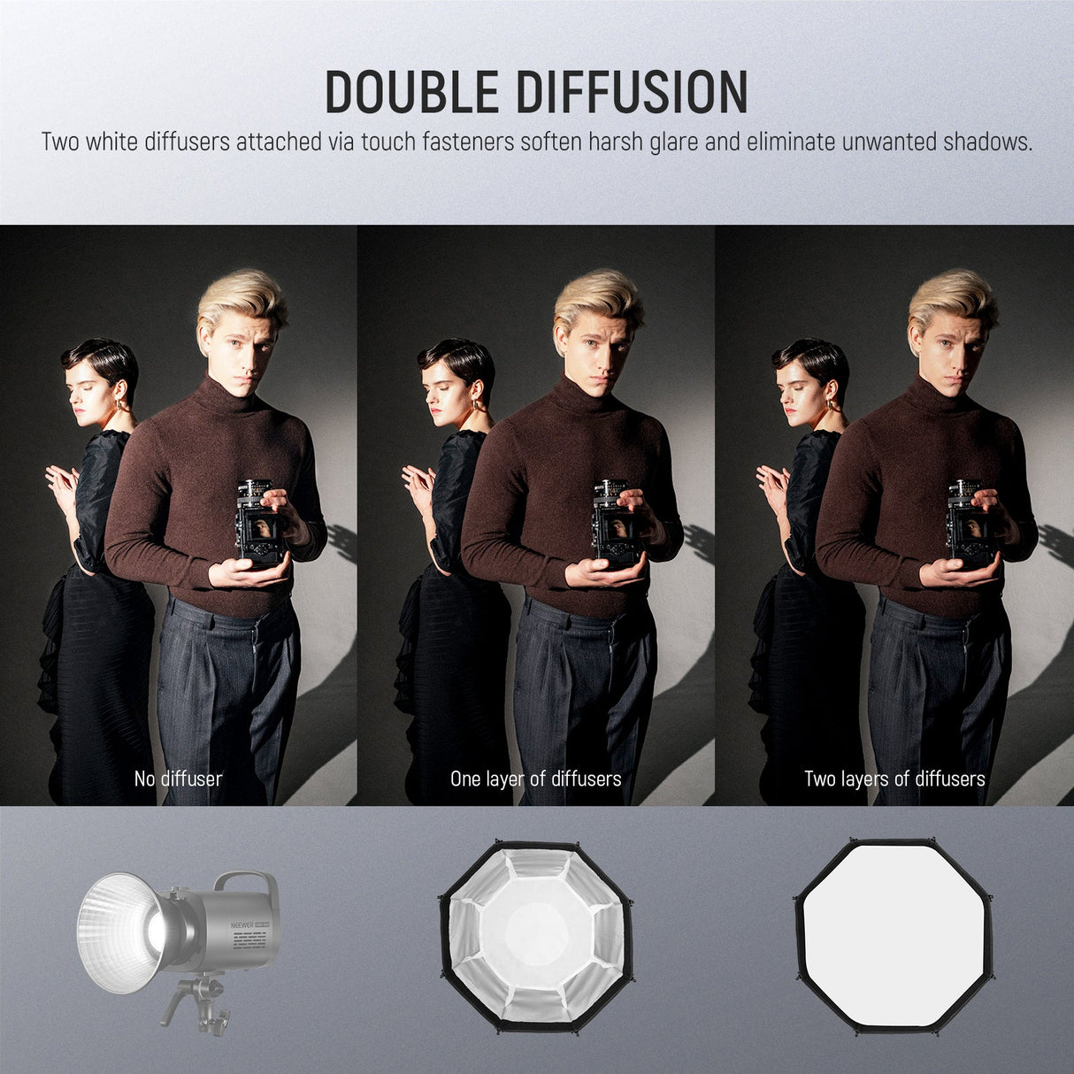 NEEWER NS1P 17.7"/45cm Octagonal Softbox
