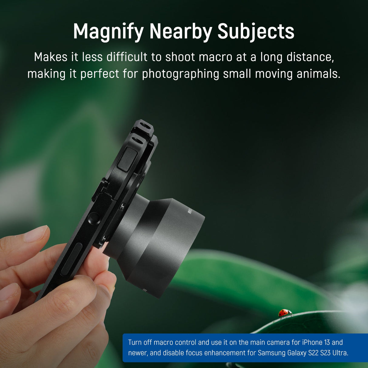 NEEWER LS-26 HD 105mm Macro Lens Only for 17mm Thread Backplate