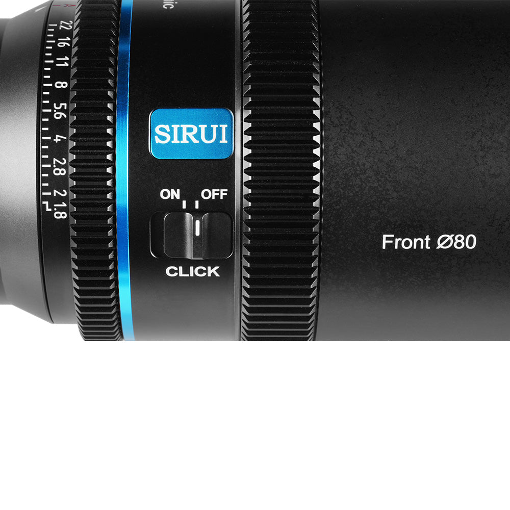SIRUI 40mm T1.8 1.33X S35 Frame Autofocus Anamorphic Lens