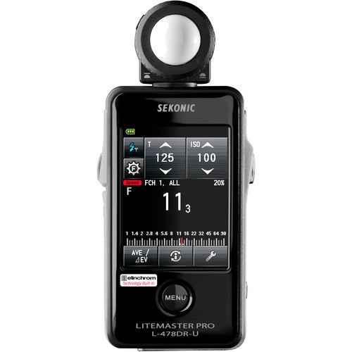 Sekonic LiteMaster Pro L-478DR-U-EL Light Meter for Elinchrom Skyport System