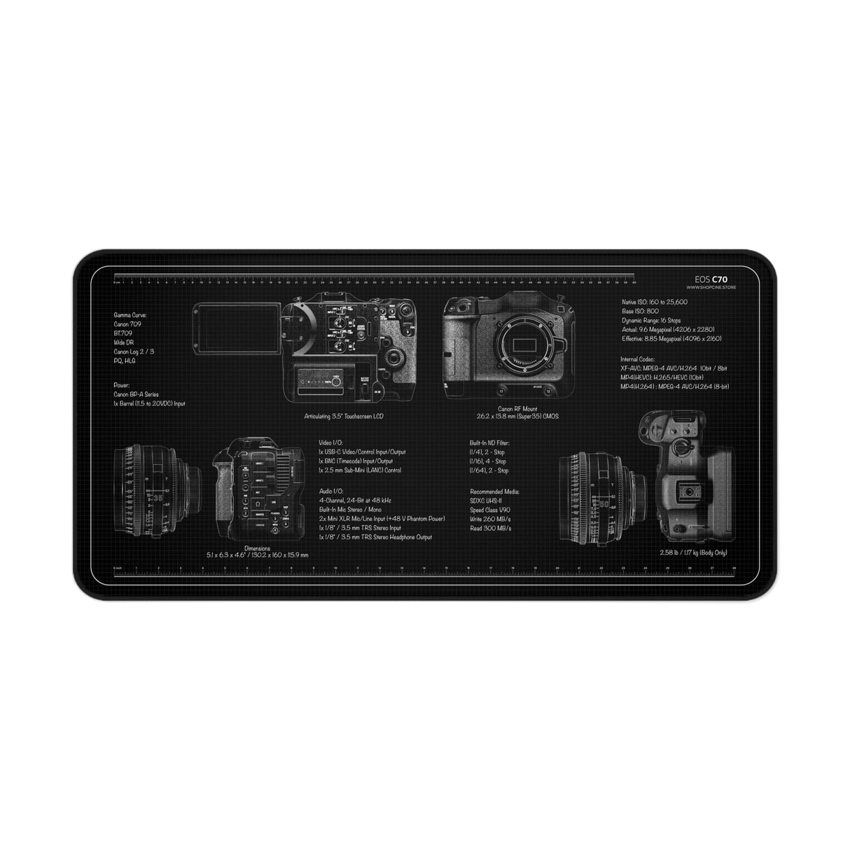 Canon C70 | Blackout Camera Mat