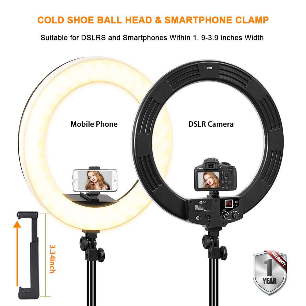 GVM Bi-Color LED Ring Light (18")