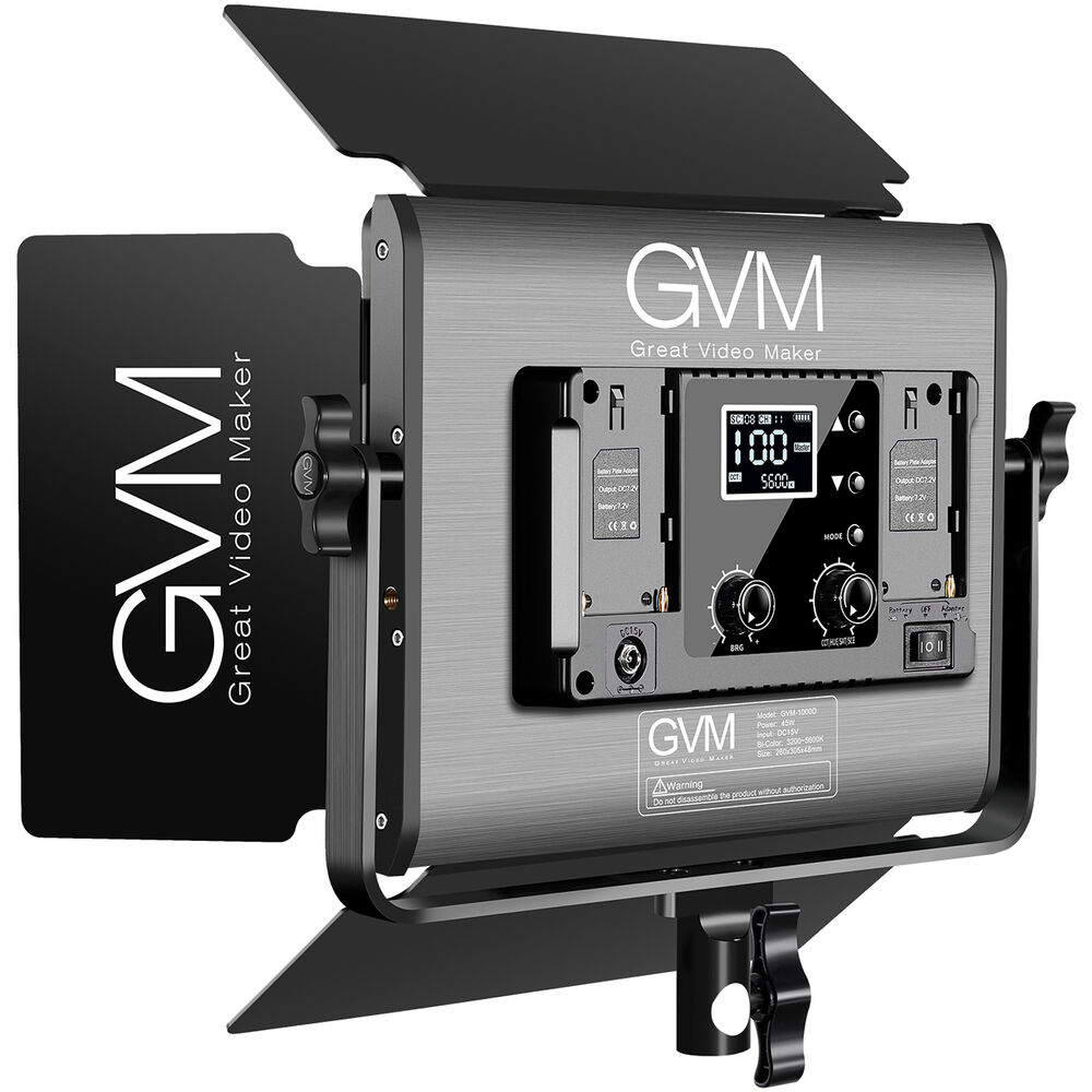 GVM 1000D RGB LED Bi-Color Studio Video Light