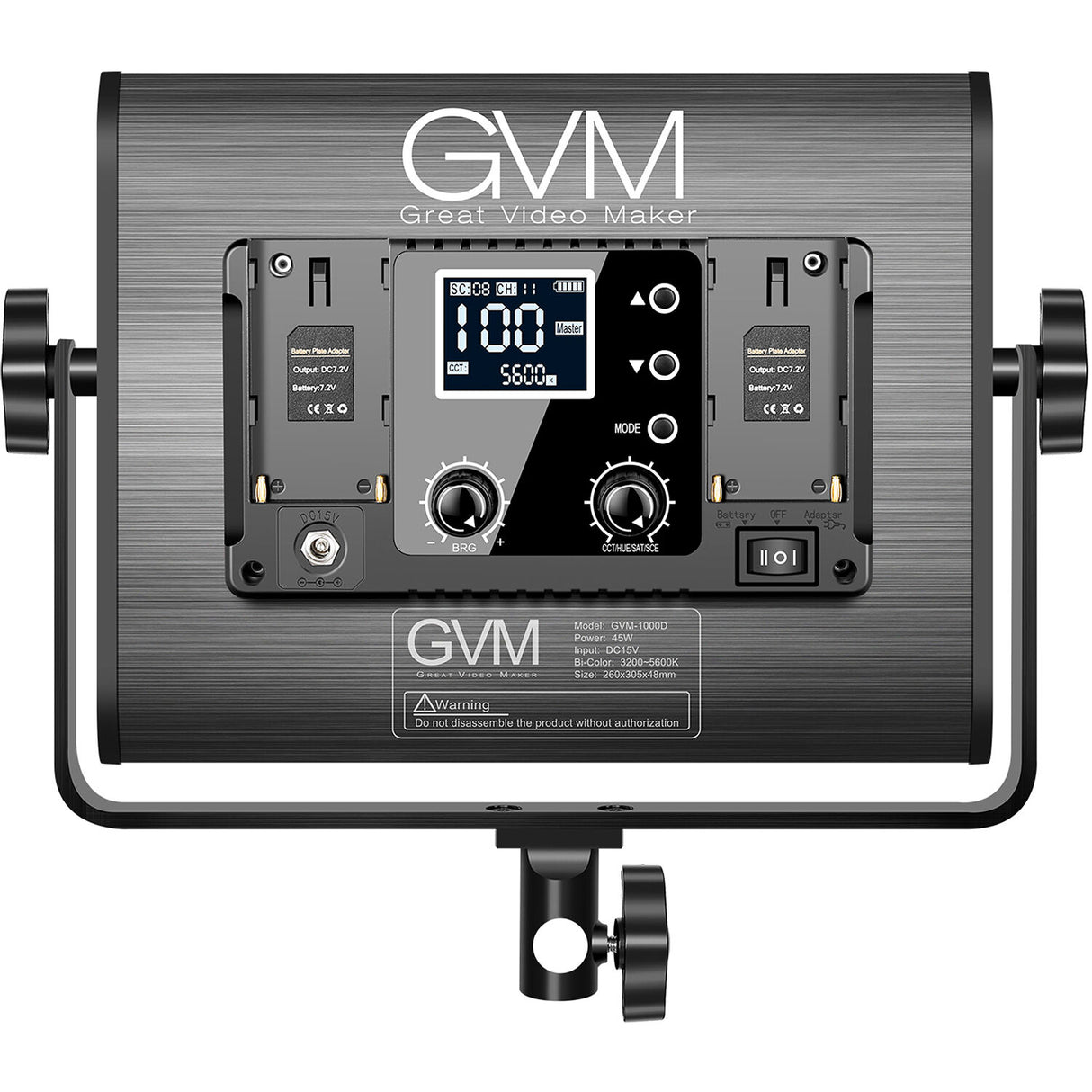 GVM 1000D RGB LED Bi-Color Studio Video Light