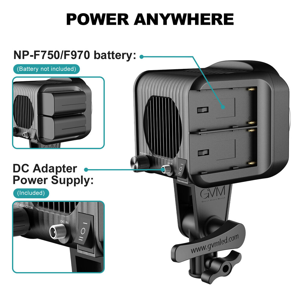 GVM SD80D Bi-Color LED Monolight Kit w/ Softbox