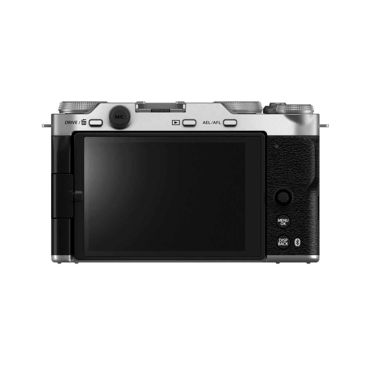 Fujifilm X-M5 Silver body - rear