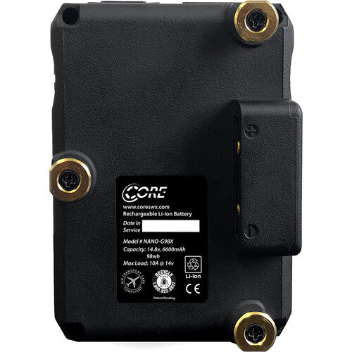 Core SWX NANOX G98 Micro 98Wh Li-Ion Battery (Gold Mount)