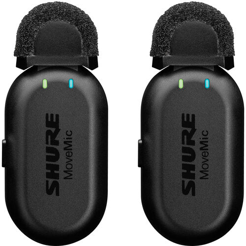 Shure MoveMic Two Clip-On Microphone Receiver Kit