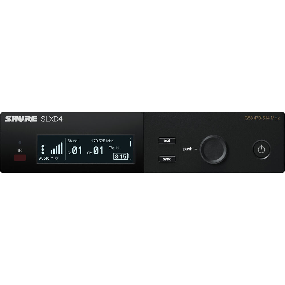 Shure SLXD24/N8C Digital Wireless Handheld Microphone System w/ Nexadyne 8/C Cardioid Capsule (G58: 470 to 514 MHz)