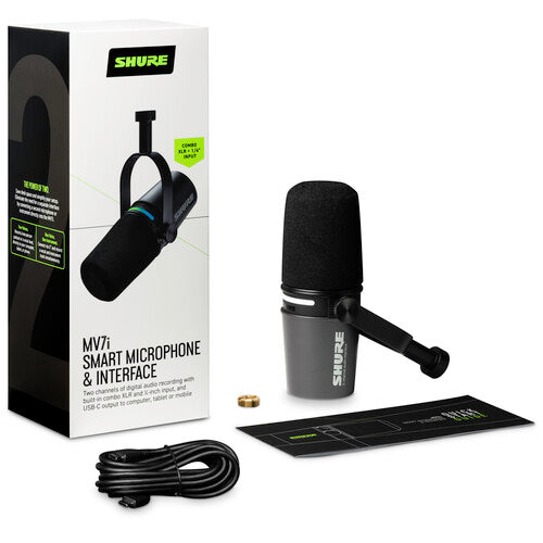 Shure MV7i Smart Microphone + Interface