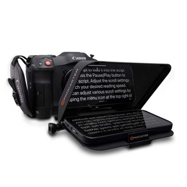 The Padcaster Parrot Teleprompter Kit, Portable Teleprompter for iPhone