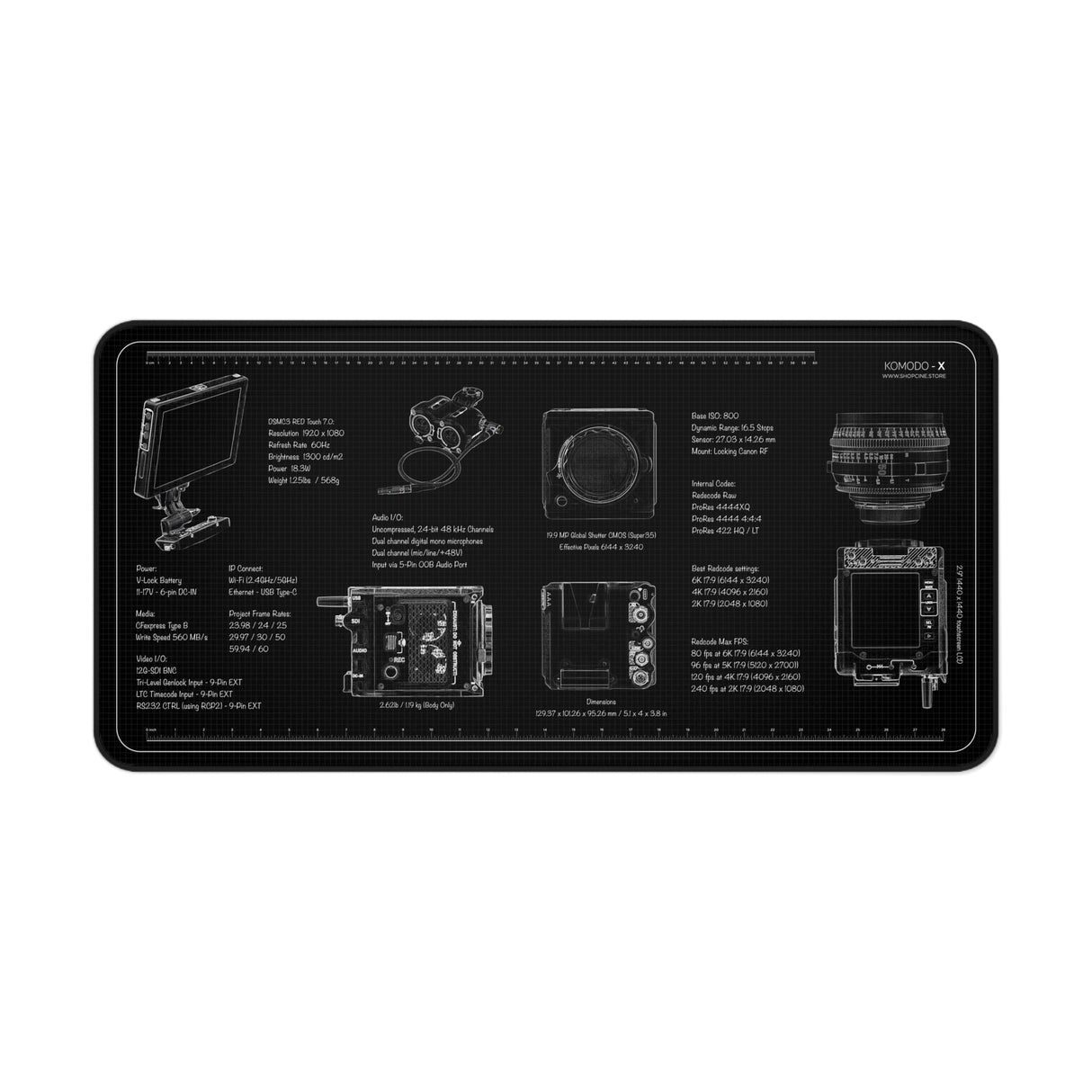 RED Komodo X | Blackout Camera Mat