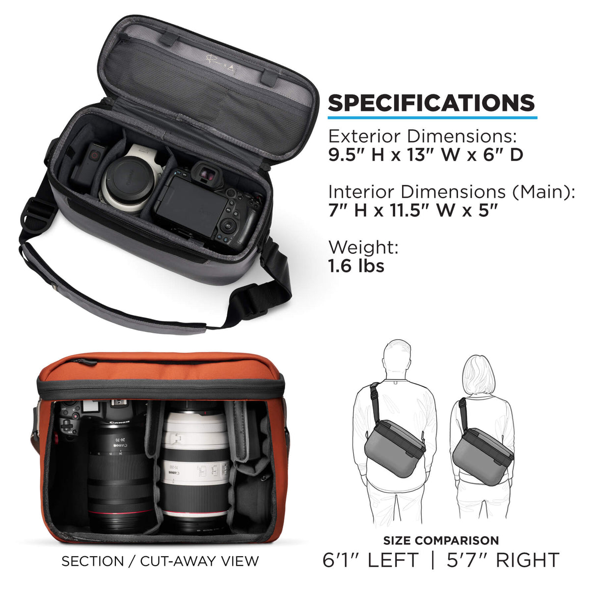 Luma Camera Sling 12L