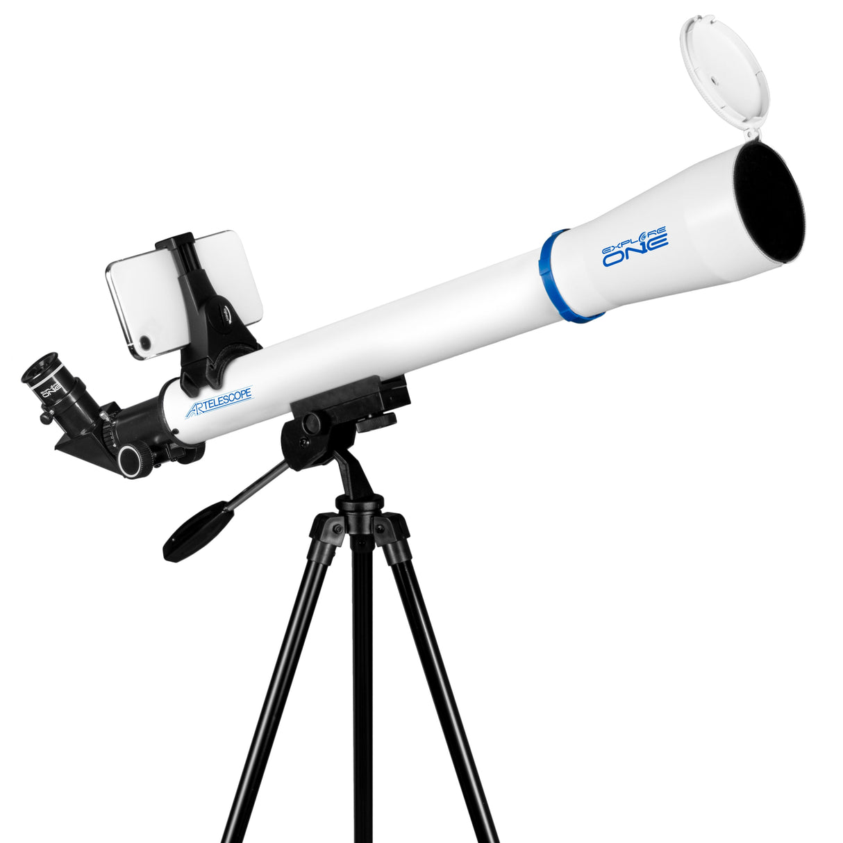 Explore One STAR50APP - 50mm Refractor Telescope w/ Panhandle Mount and Astronomy APP