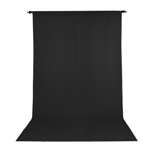 ProMaster Wrinkle Resistant Backdrop 10'x20' - Black - Image 1