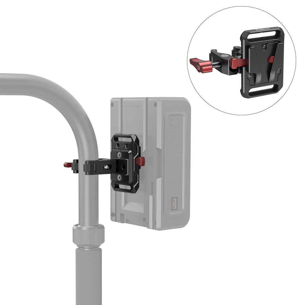 SmallRig mini V Mount Battery Mount Plate with Crab-Shaped Clamp 2989