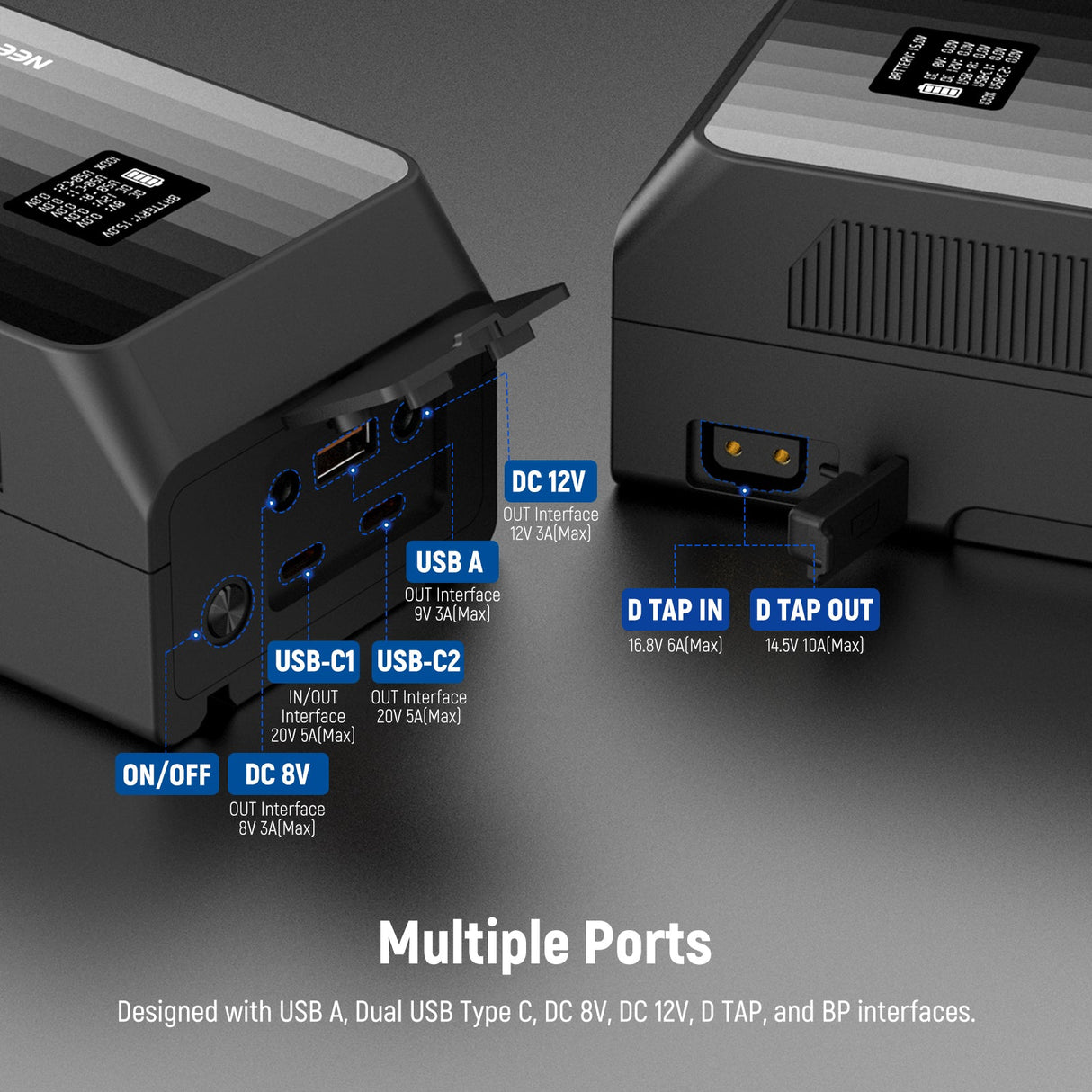 NEEWER PS099EP 6800mAh 99Wh V Mount Battery