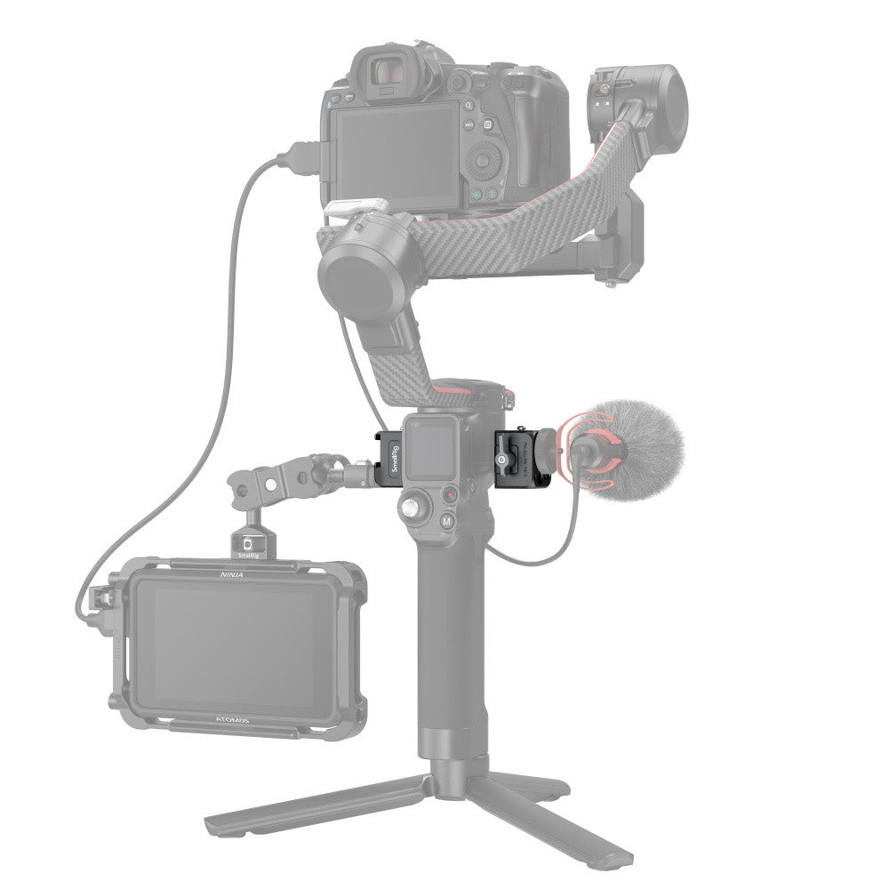 SmallRig NATO Clamp Accessory Mount for DJI RS 2 / RSC 2 / RS 3 / RS 3 Pro / RS 4 / RS 4 Pro / RS 4 Mini / RS 5 3025