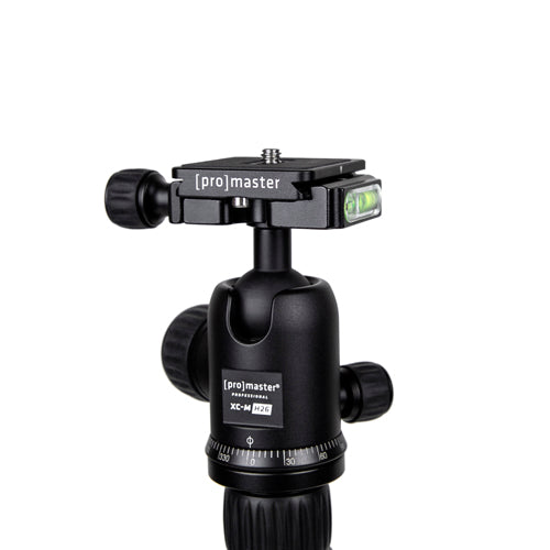 ProMaster XC-M 522K Professional Tripod Kit with Head - Black - Image 5