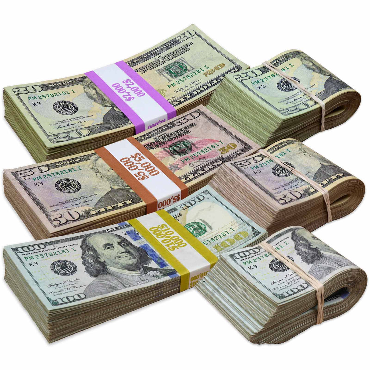 $34,000 RealAged Full Print New Series Stacks & Bands Pack