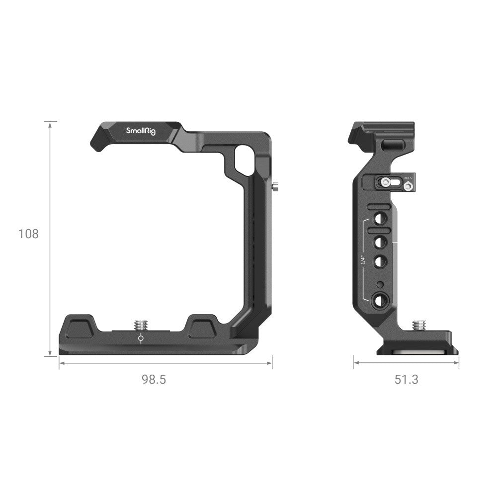 SmallRig Half Cage for Sony Alpha 7 V / 7R VI / 7R V / 7 IV / 7S III / 1 3639