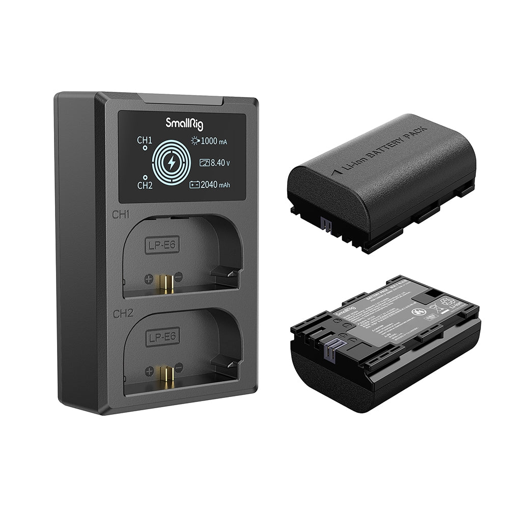 SmallRig LP-E6NH Camera Battery and Charger Kit