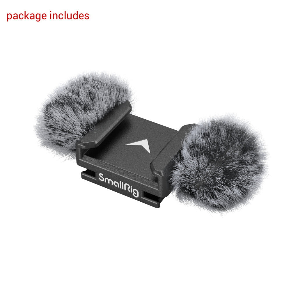 SmallRig Furry Windscreen with Cold Shoe Adapter for Nikon Z 30/ZR 3859