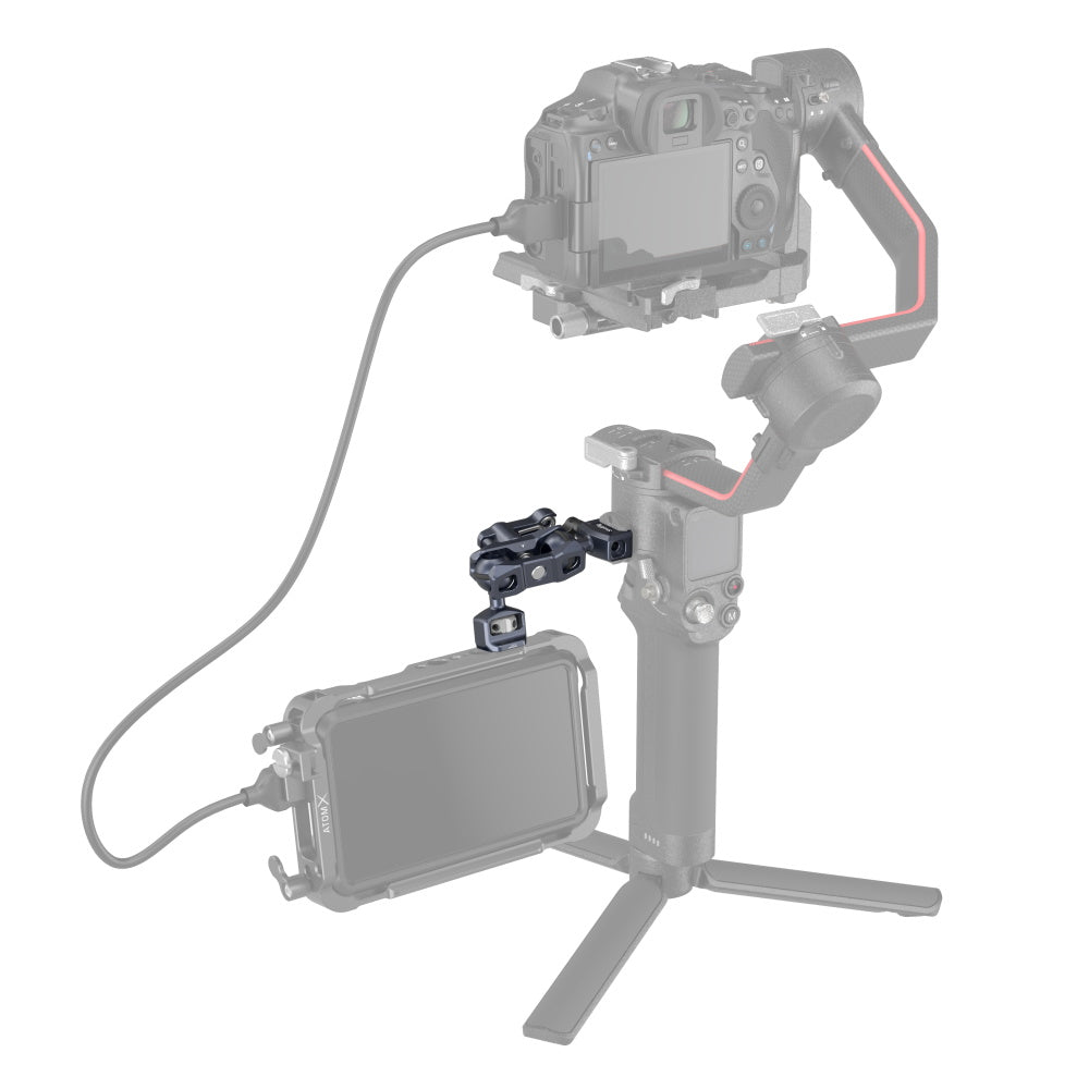 SmallRig Magic Arm with Dual Ball Heads (1/4”-20 Screw and NATO Clamp)