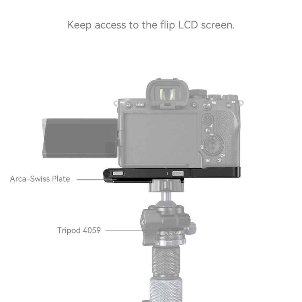 SmallRig Foldable L-Shape Mount Plate for Sony Alpha 7 V / 7R V / 7 IV / 7S III 3984