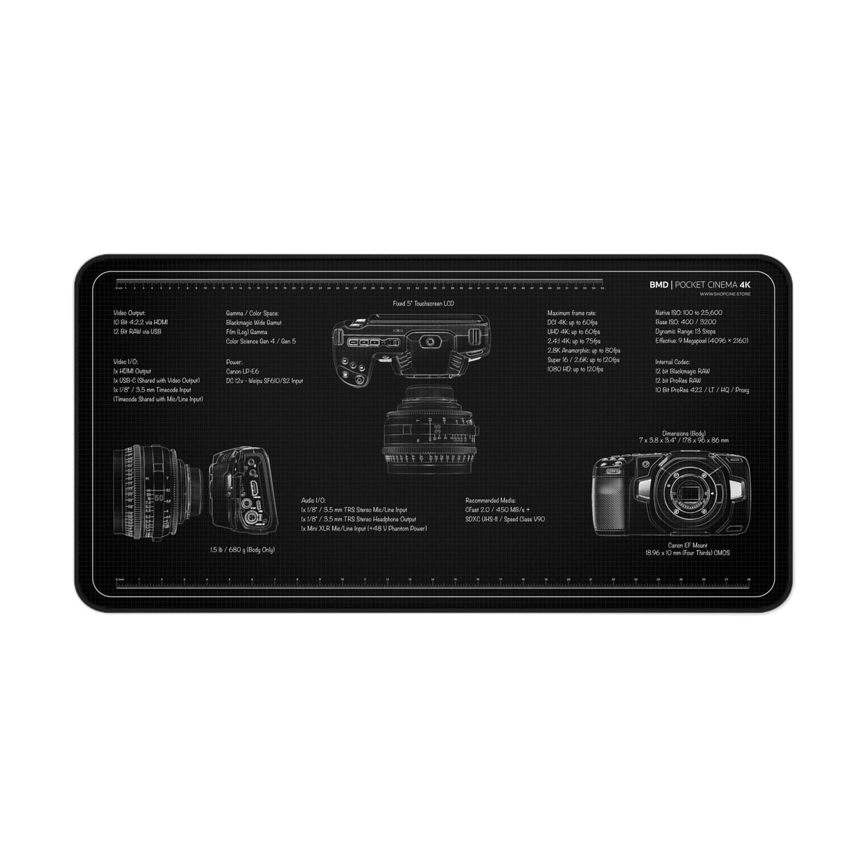 Pocket 4K | Blackout Camera Mat