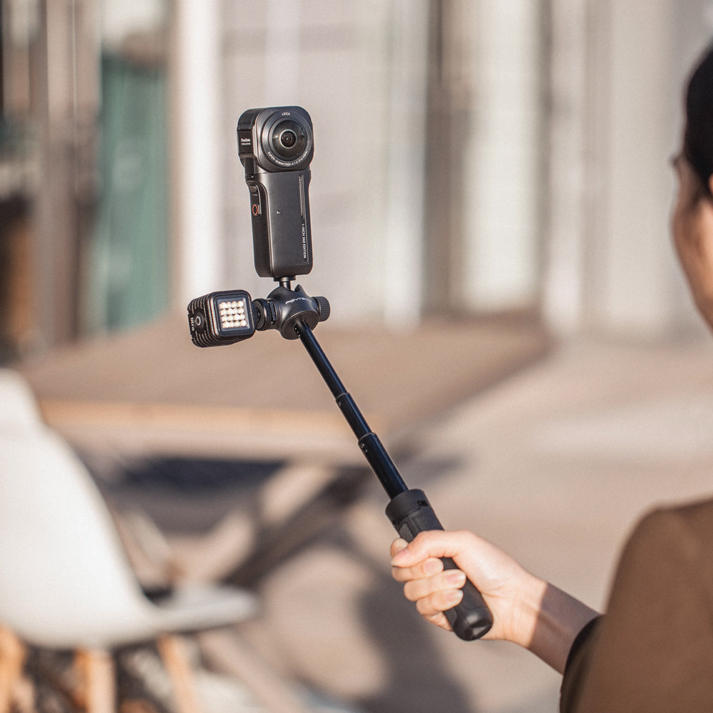 Cold Shoe Phone Holder & Extension Pole Tripod & Phone Extension Pole Tripod Set