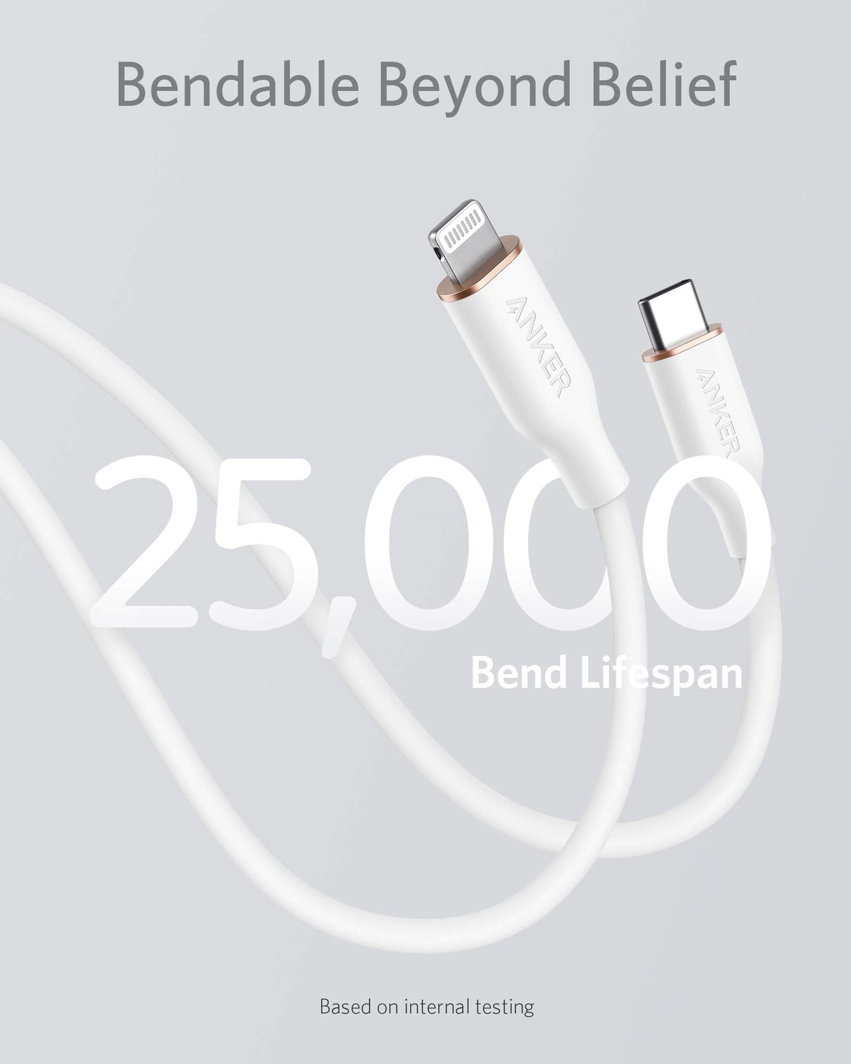 Anker 641 USB-C to Lightning Cable (Flow, Silicone)