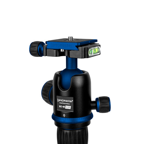ProMaster XC-M 525K Professional Tripod Kit with Head - Blue - Image 5