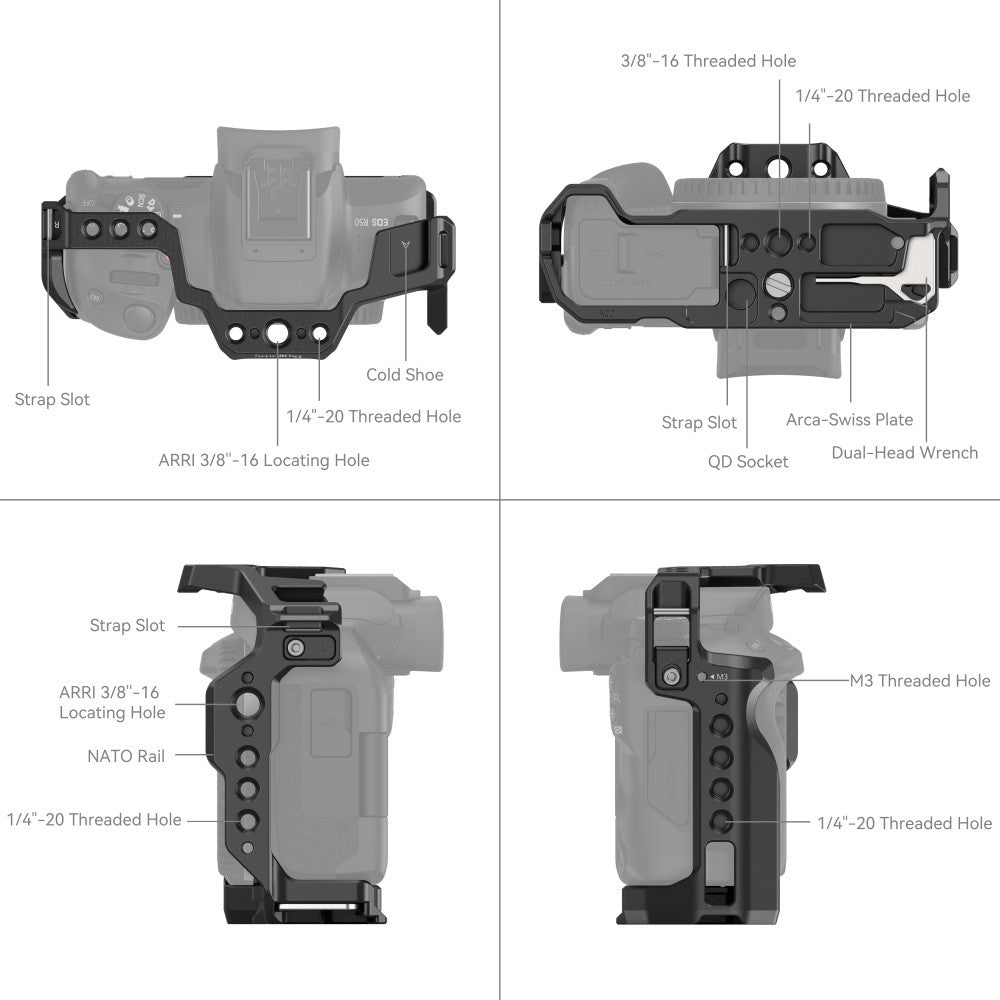 SmallRig Cage for Canon EOS R50