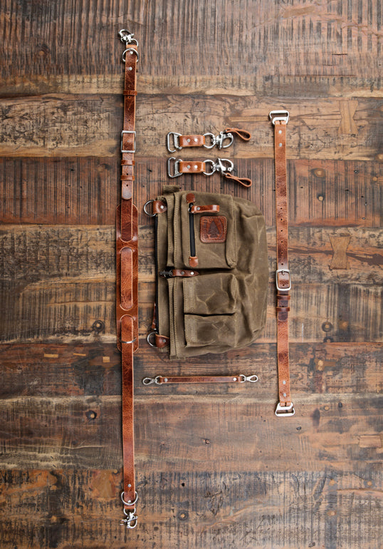 Leather Explorer Lens Quiver | Leather Messenger Bag