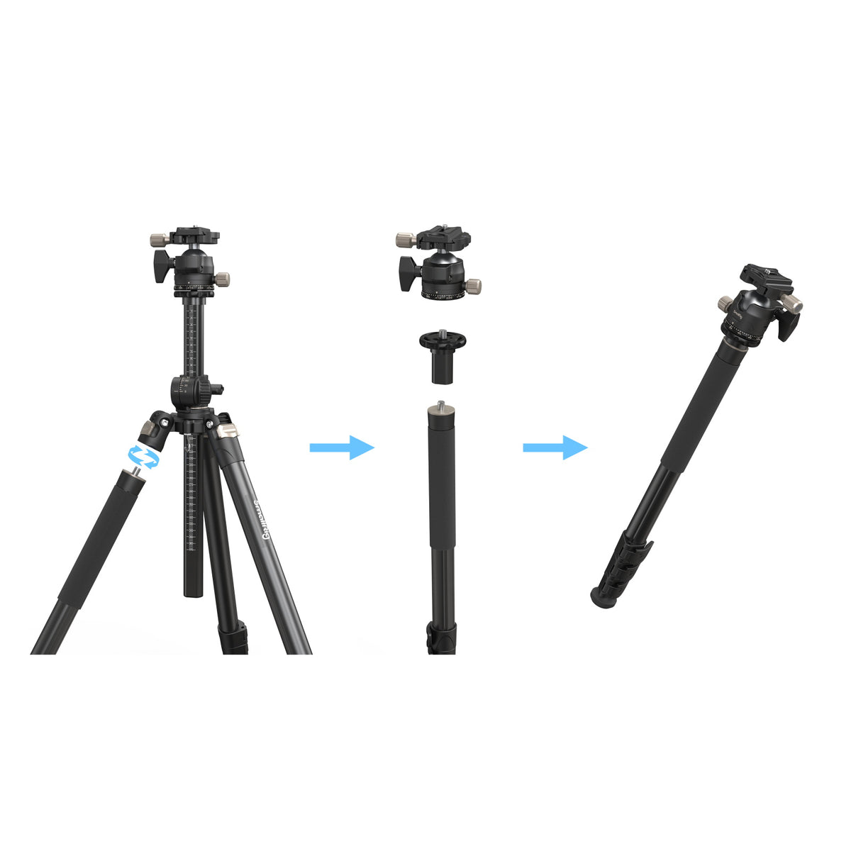 SmallRig Lateral Center Column Tripod CT200