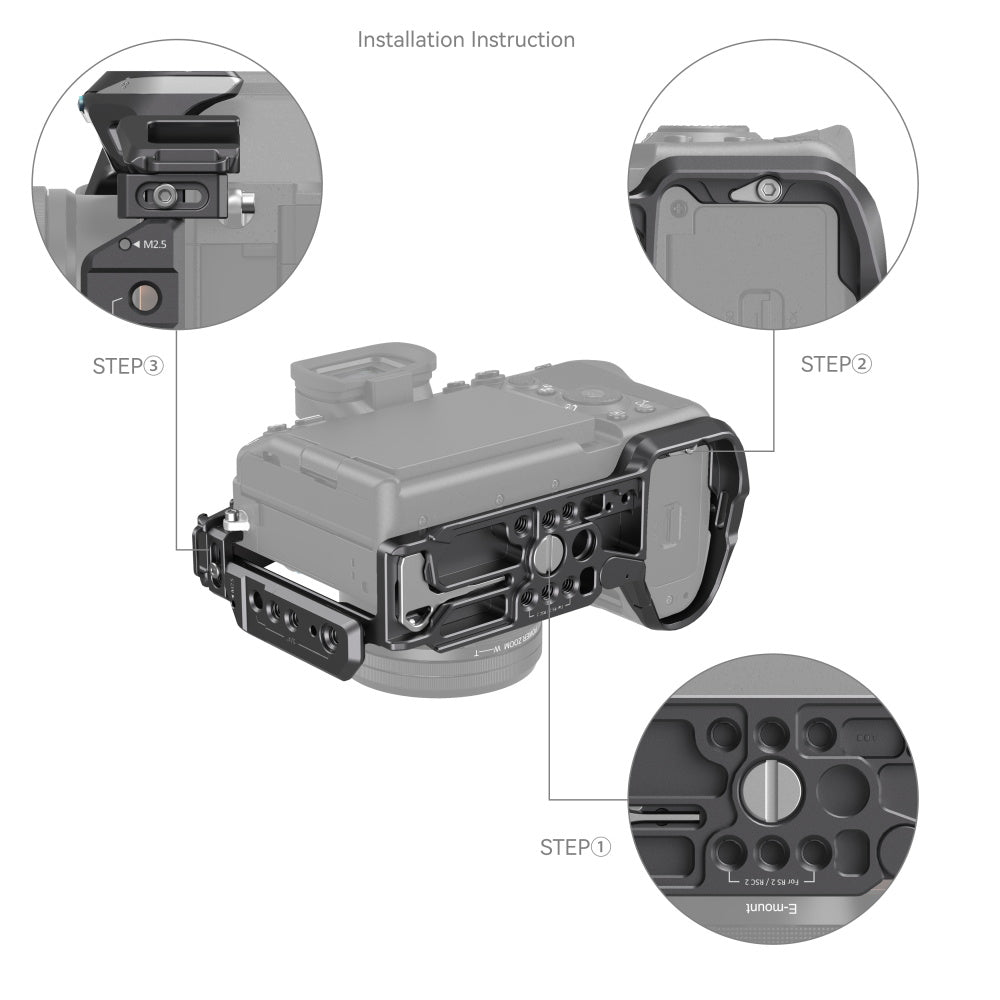 SmallRig "Rhinoceros" Cage Kit for Sony Alpha 7R V & Alpha 7 IV & Alpha 7S III