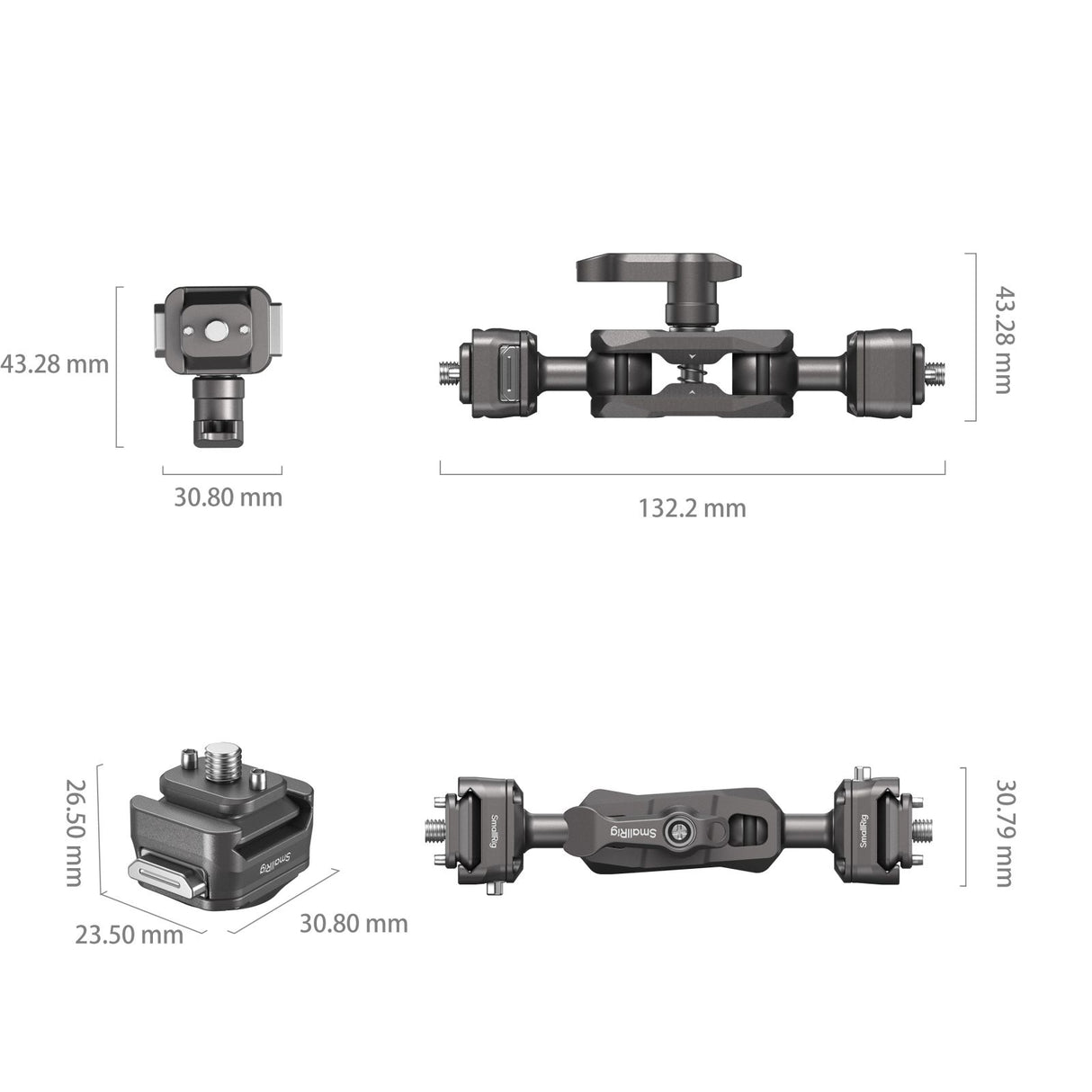 SmallRig HawkLock H21 Quick Release Magic Arm with Ball Head
