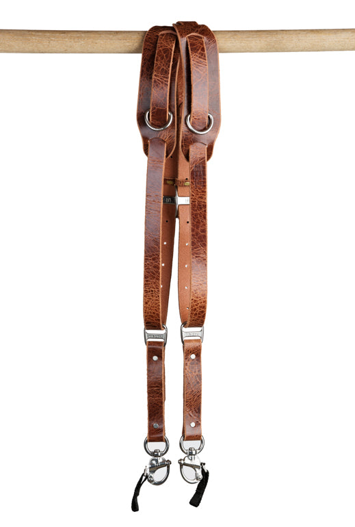Skinny Money Maker | Thin Leather Camera Harness