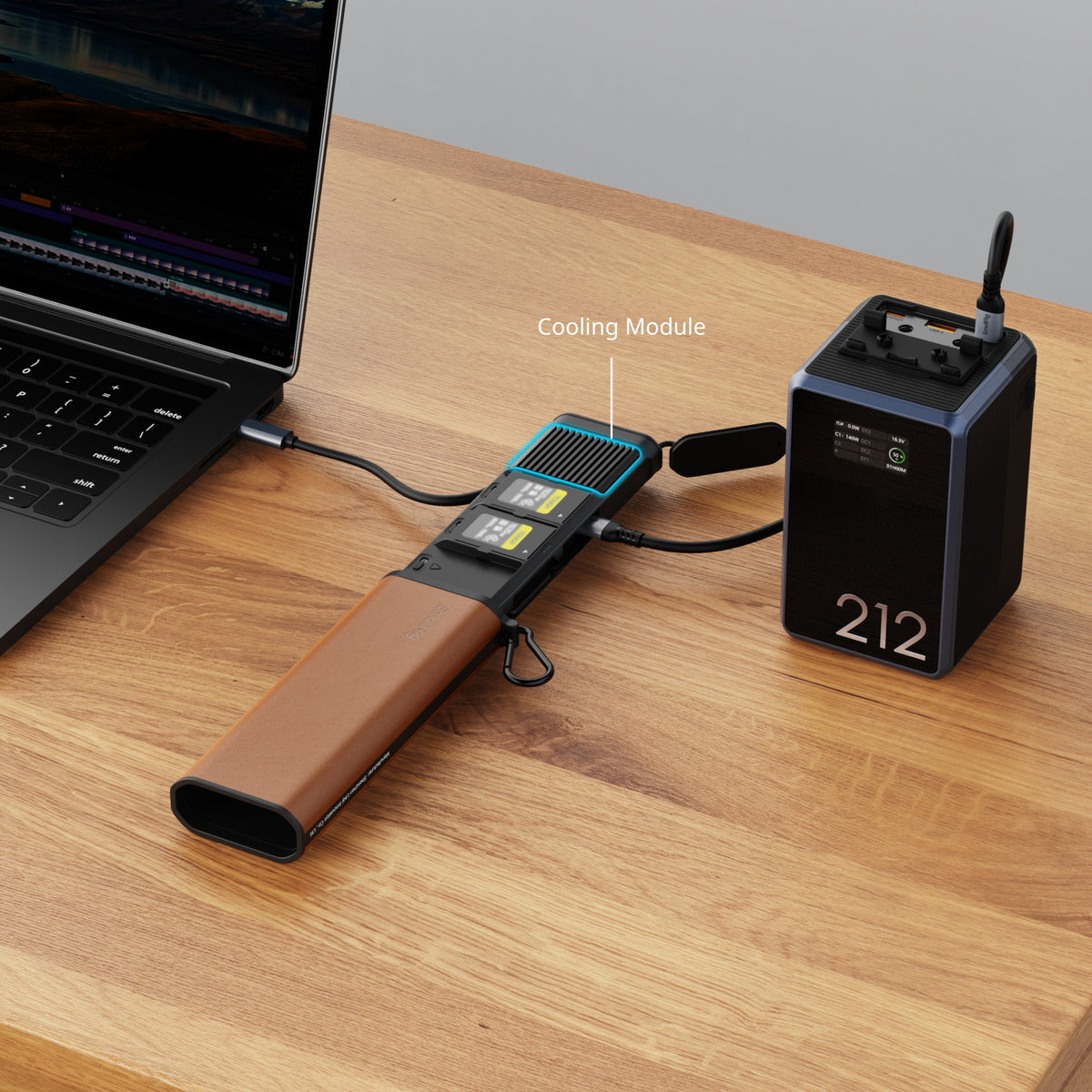 SmallRig Multifunctional Card Reader & Storage Case (CFexpress Type B)