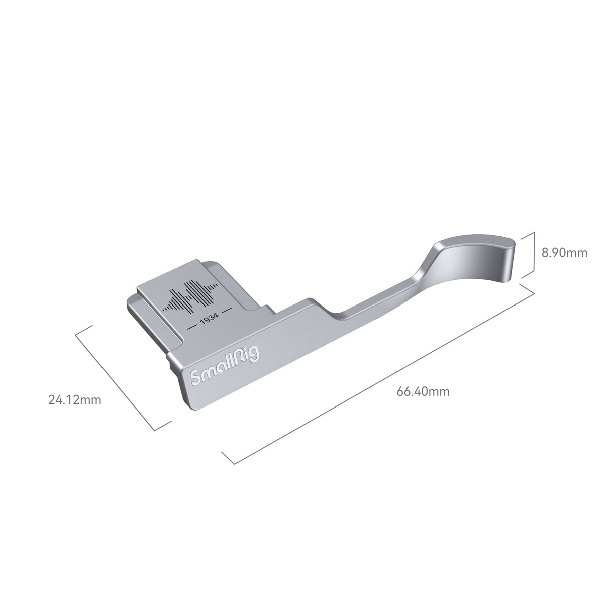 SmallRig Thumb Grip for FUJIFILM X100VI / X100V (Silver)