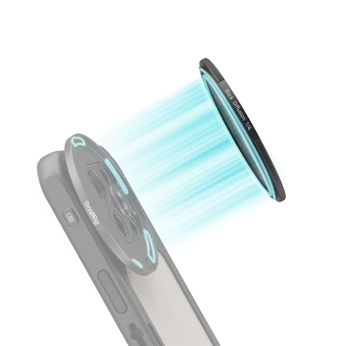 SmallRig Attachable 1/4 Effect Black Mist Filter (67mm)