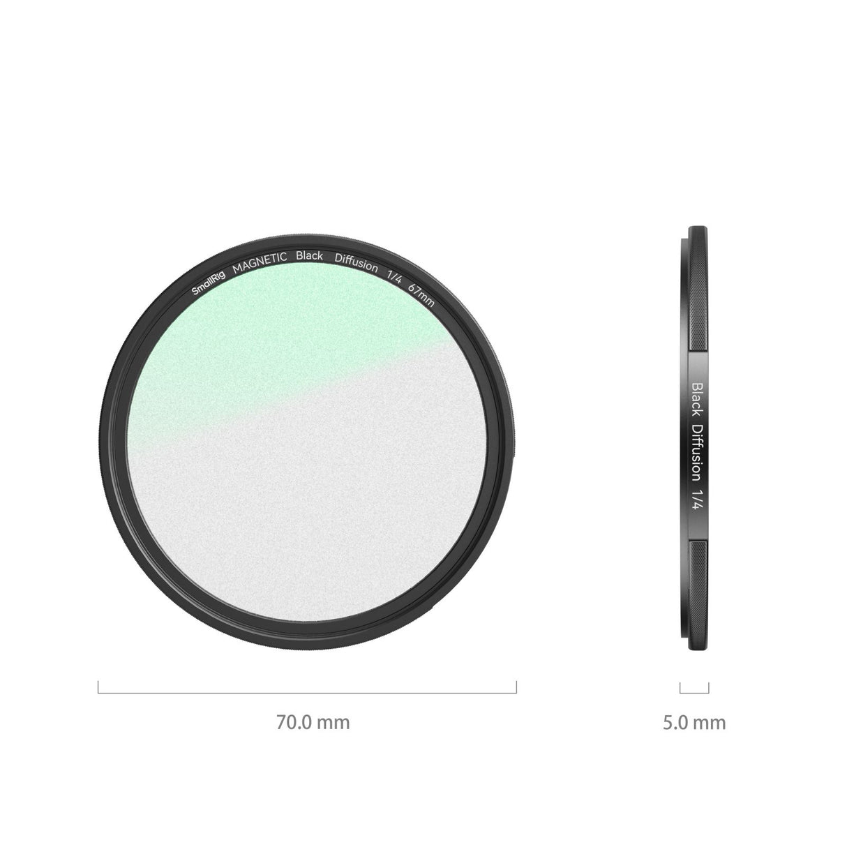 SmallRig Attachable 1/4 Effect Black Mist Filter (67mm)