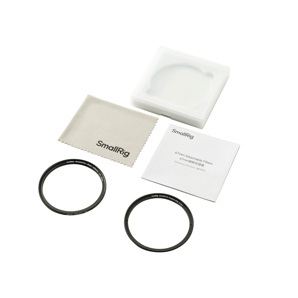 SmallRig Attachable 1/4 Effect Black Mist Filter (67mm)
