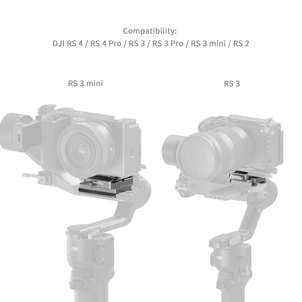 SmallRig "HawkLock" H38 Arca-Type Quick Release Plate for DJI Stabilizers 4639
